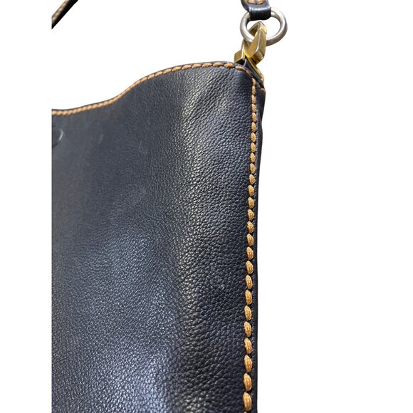 Plinio Visona Womens Brown Reversible Leather Shoulder Handbag SKU 8599 - Picture 3 of 16